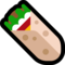 Burrito emoji on Microsoft